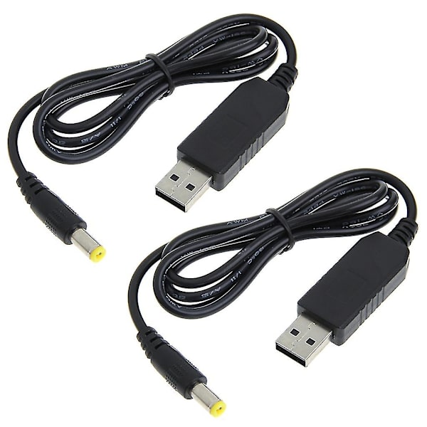 Usb Boost-omvandlare för DC 9v 12v Usb Step-up-anslutningskabel för DC 5.5x 2.1mm