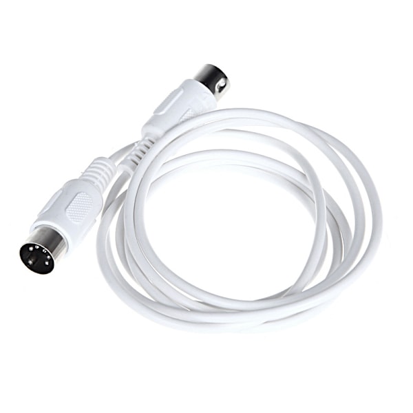 MIDI-kabel för musikredigering, dubbeländad 5-polig anslutning, elektroniskt orgel, 3 meter