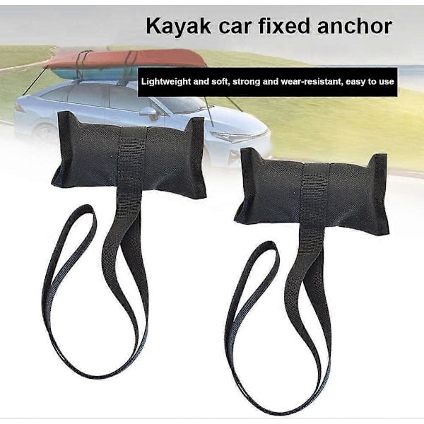Kiinnityshihna Surffilaudan Hihnat Pyörän Hihna Avaa Konepelti Kaksoiskoukku Ja k Kiinteä Auto Kiinteä Black (2 Pieces)