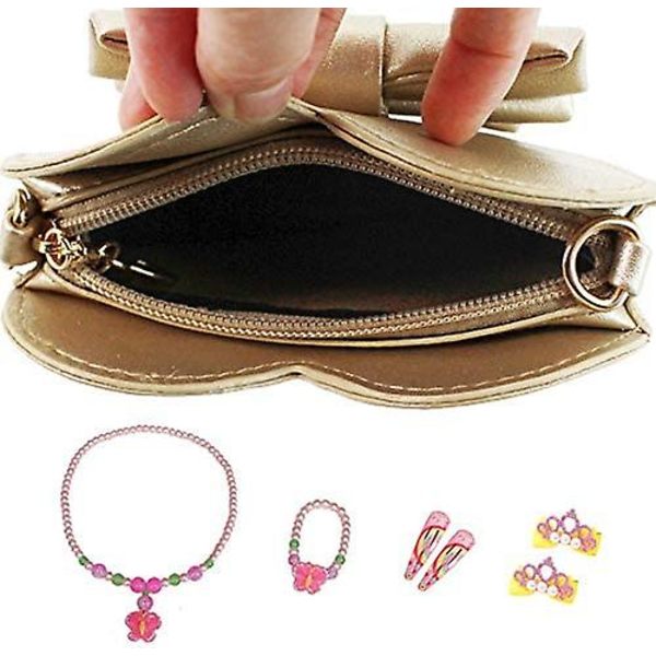 Mini Hjerteformet Crossbody Håndveske Myntpung for Småbarn Små Jenter