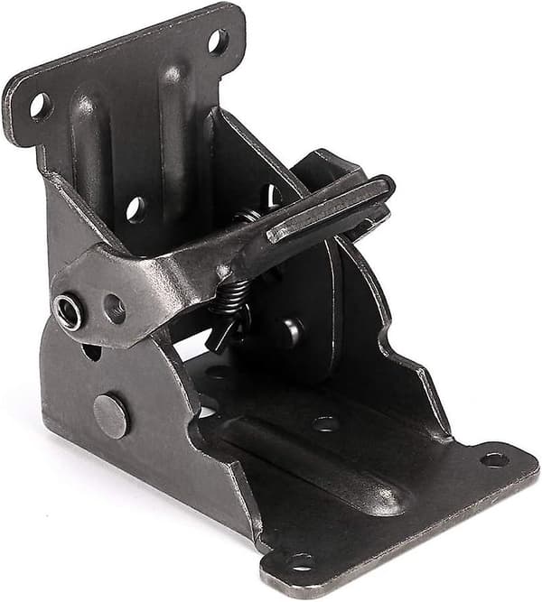 2-pak Foldbare Beslag, Låseforlængerhængsel, Foldbare Benbeslag Hardware til Bord, Arbejdsbord, Platform 2 Pcs