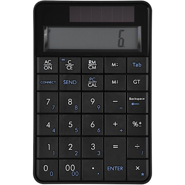 Mini 2.4G USB Trådløs 2 i 1 29 Tasters Numerisk Tastatur & Lommeregner med LCD-display