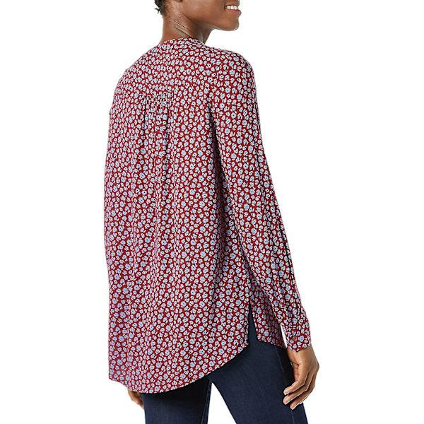 Langermet vevd bluse for kvinner Style 6 M