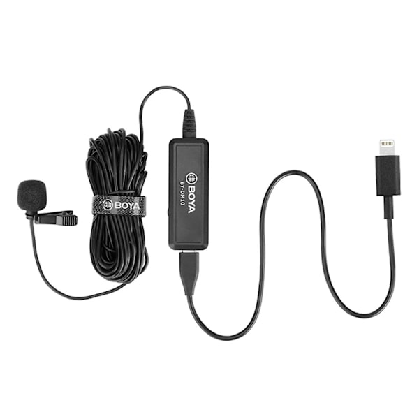 Digital Omnidirektionel Clip-on Lavalier Revers Mikrofon til Livestreaming Vlogging