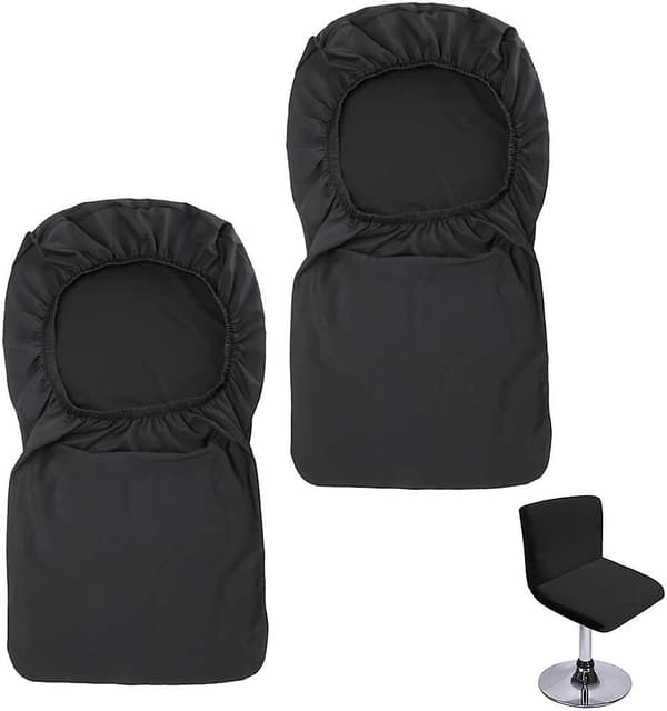Barstolöverdrag med förlängbart ryggstöd för snurrande matstol