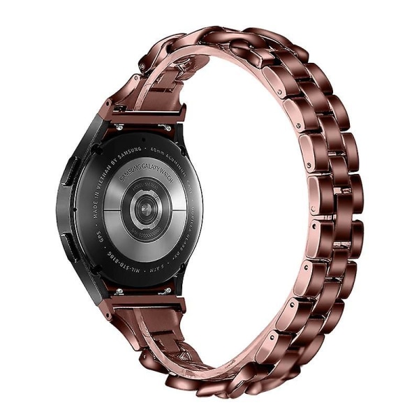 20mm Klassisk ersättningsrem för Samsung Galaxy Watch4 Active 40mm/44mm/Watch4 Classic 42mm/46mm Bronze