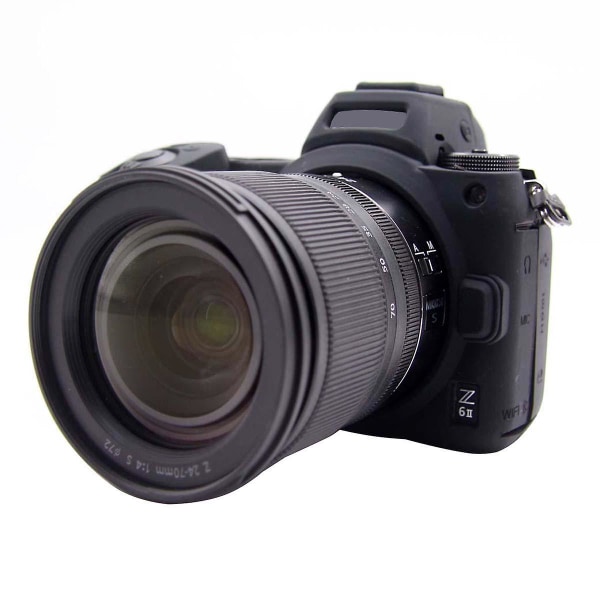 SLR-kamera Anti-dropp case för Nikon Z6II Z7II Z5, vanligt cover Black