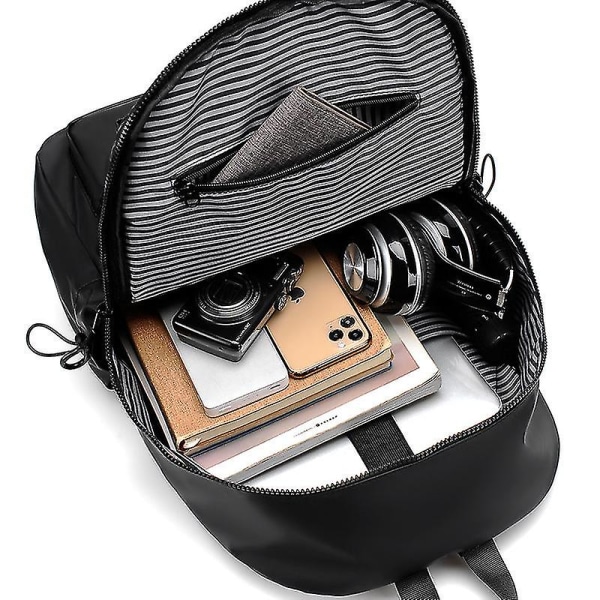 Ryggsäck för män, reseryggsäck, fritidsdatorväska, skolväska, reseryggsäck black