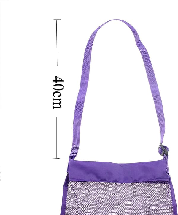 Mesh Strandtasker Muslingeskal Mesh Taskesæt Med 5