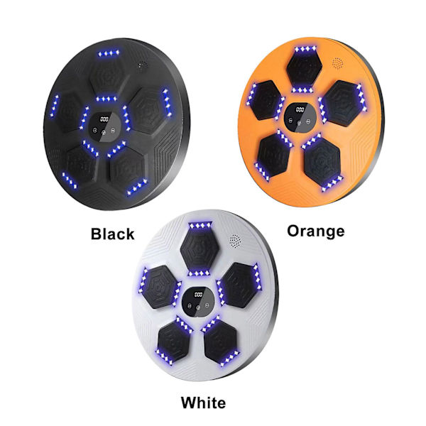 Bluetooth Punching Pad Smart Music Boxningsmaskin Reaktionsträning Hem Orange