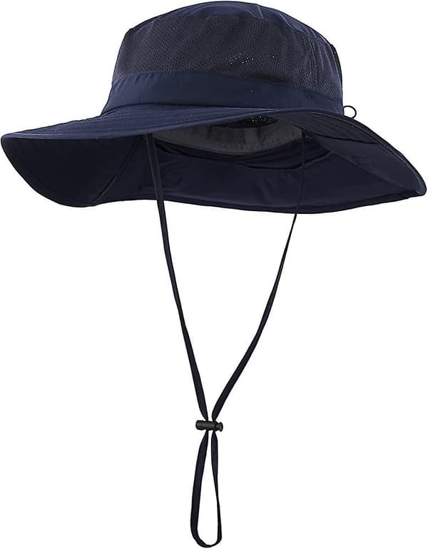 Utomhus Upf50+ Mesh Solhatt Bred Brätte Fiskehatt Med Acsergery Nackskydd Present