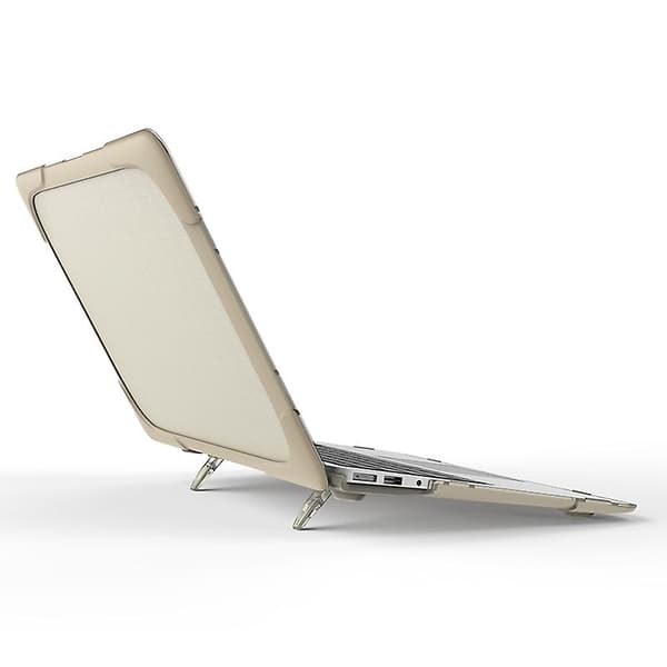 Hård PC Anti-scratch Laptopfodral för MacBook Air 13\" A1466 / A1369, Skyddande Notebook Stativfodral Khaki