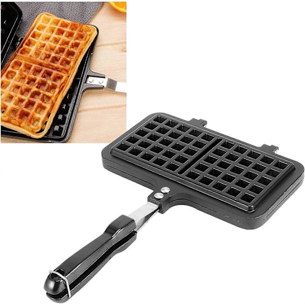 Vaffeljern Bakeform, Bærbar Non-stick Vaffelmaker Egg Vaffelform