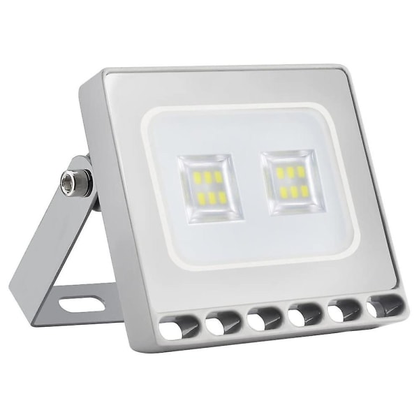 10/20w LED-strålkastare, säkerhetsljus för trädgård, gräsmatta, gård utomhusvägglampa (kall vit) 10W