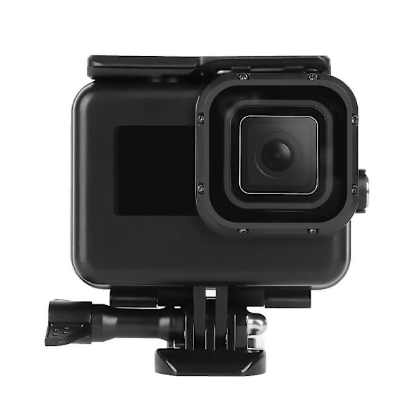 50m undervattens vattentätt fodral för GoPro Hero 10/9, härdat glaslinsöverdrag med pekskärm baksida