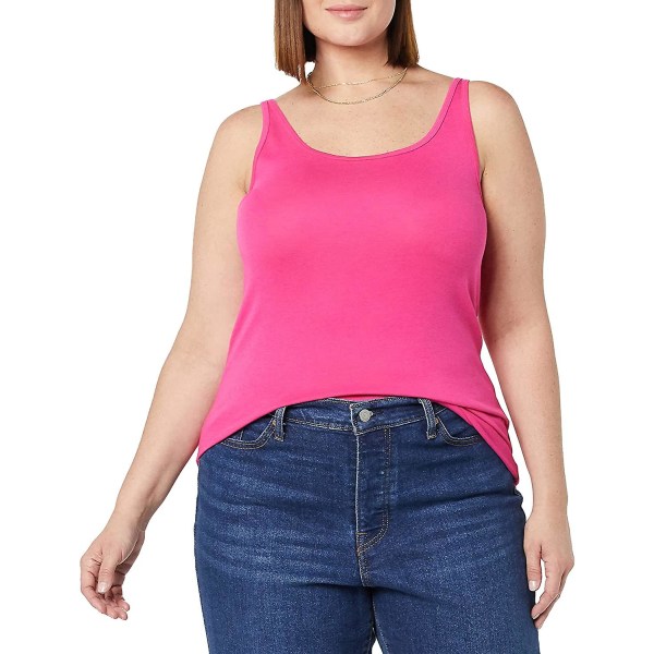 Dame Slim-fit Tynd Stroptop, Pakke med 2 Style 11 XS