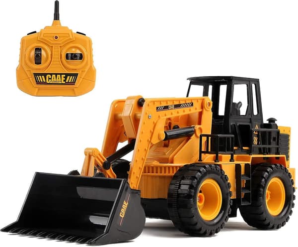 Fjärrstyrd bulldozer 13,5\" Full Function 1:24, 2,4 GHz Byggfordonsleksak