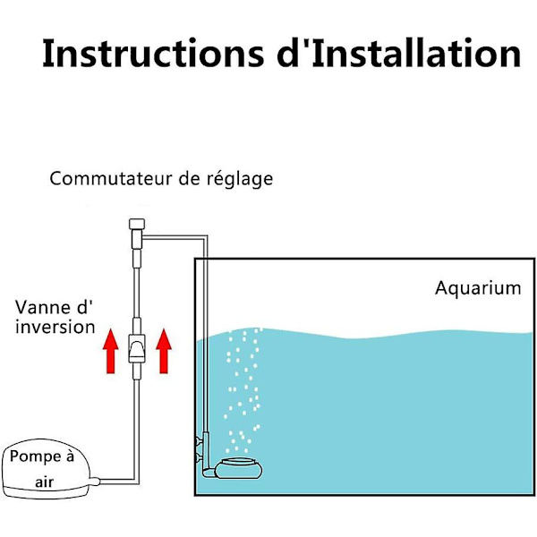 (60 mm) Akvarium Luftsten, Luftspreder til Akvarier, Boblesten Brugt i Akvarier og Hydroponiske Pumper med Kontrolventil og Sugekopper