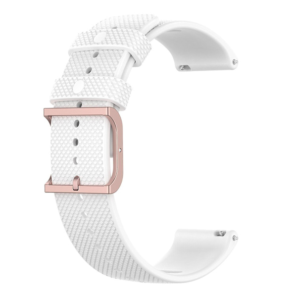 Antiglidande klockarmband för Samsung Galaxy Watch6 Classic 43/47mm / Watch 45 40/44mm / 5 Pro 45mm White