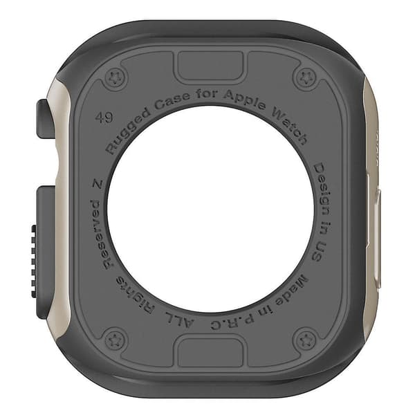Stötsäkert TPU+PC-skyddsfodral för Apple Watch Ultra 49mm Starlight