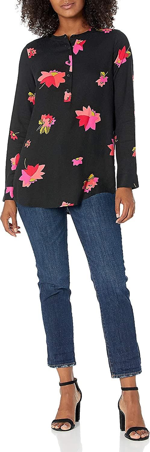 Kvinnors långärmade vävda blus Style 3 L