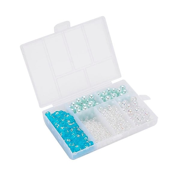 1 set DIY Smyckes Armband Gör-Det-Själv-Kit Inkluderar Miljövänliga Transparenta Akryl Pärlor Imitationspärlor Akryl Pärlor