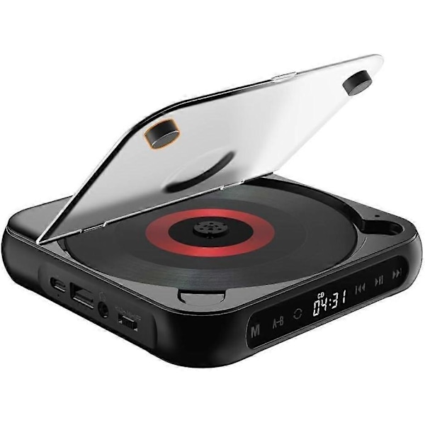 Spelare A-B Upprepa Bluetooth-kompatibel Spelare USB AUX Uppspelning Bilspelarfunktion Minne För Hem black