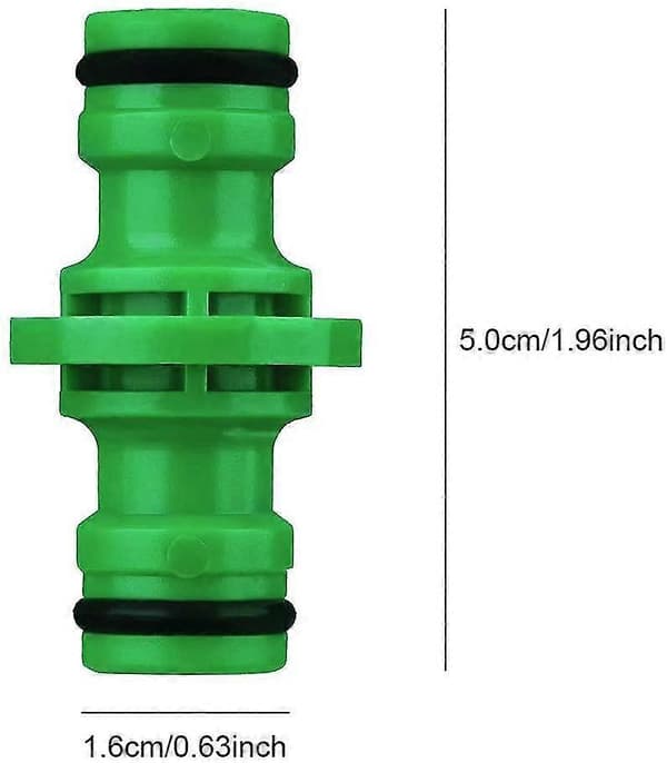 Set med 10 snabbkopplingskopplingar (6 st 1/2\" snabbkopplingskoppling, 2 st dubbelkoppling, 2 st tappmunstyckskoppling)