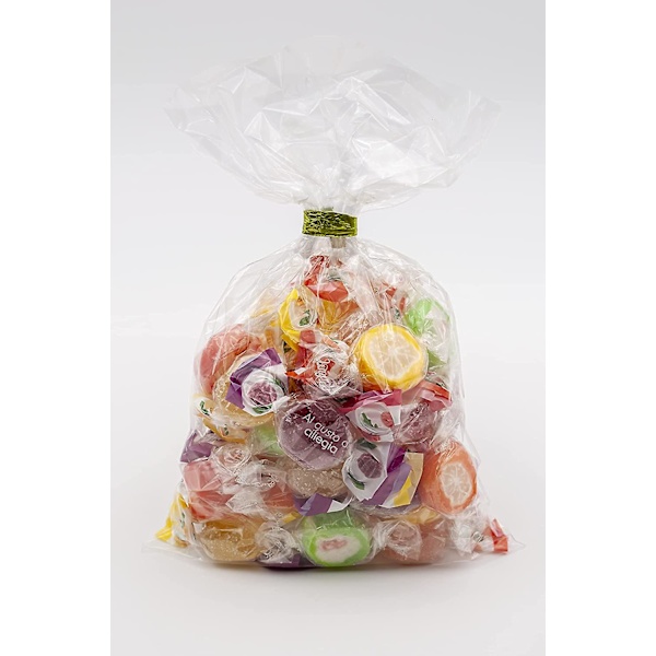 10 st transparenta påsar för mat, kakpåse, presentpåse 16*24 cm