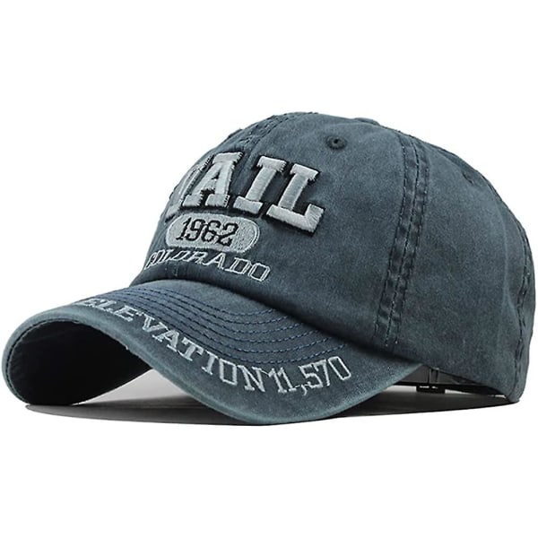 Basebollkeps för män och kvinnor, klassisk justerbar sportkeps i solskyddsstil, enfärgad solhatt Style 2
