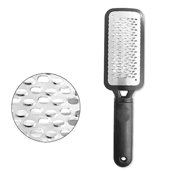 Fotfil Callus Remover, professionell fotfil Pedikyr Kit, kirurgiskt rostfritt stål black