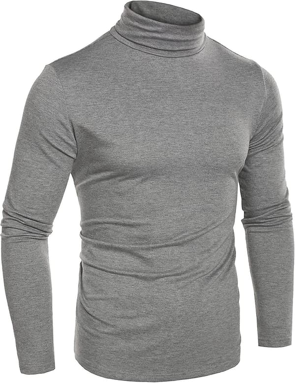 Herre Rullekrave Polo Slim Fit Pullover Sweaters