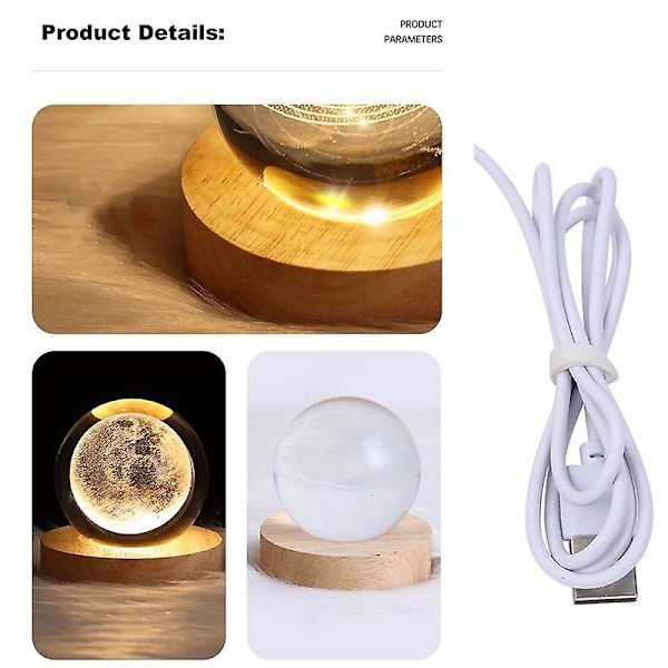 Månelampa Måne Galaxy Lampa 16 Färger Led 3d Månljus, Fjärrkontroll & Touch Control Lava Lampa Måne Nattljus Gåvor För Flickor Pojkar Barn Kvinnor Födelsedag