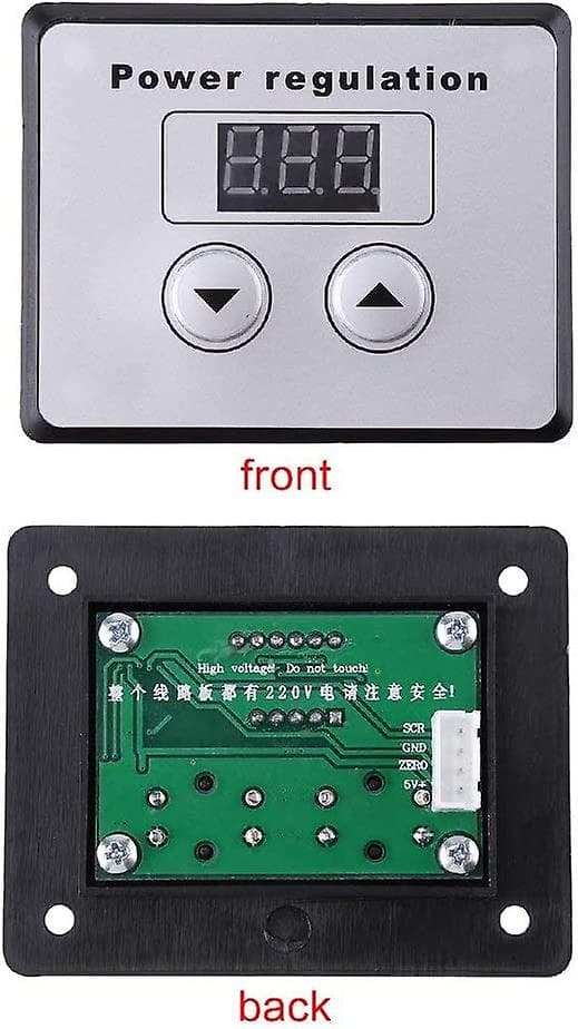 Hastighetskontroller 10000w Ac 220v 80a Scr Digital Spenningsregulator Dimmer Termostat For Motor