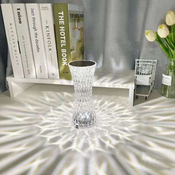 16 RGB-färger dimbar sängbordslampa, touch-lampor, med glasskärm för sovrum, vardagsrum, kontor, sängbordslampa,