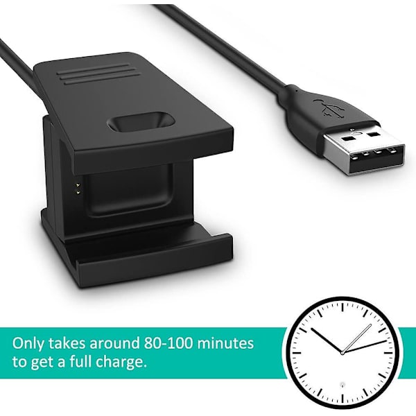 Oplader USB-ladekabel til Fitbit Charge 2 Trådløs Aktivitet - 55cm