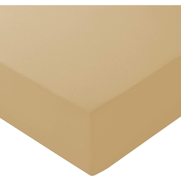 100% egyptiläistä puuvillaa 10\"/25cm syvät lakanat - Muotoonommeltu - Yhden hengen - Kahden hengen - King - Super King Beige King