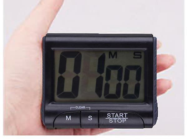 Digital Kök Timer och Stoppur, Stor Display, Hög Alarm, Magnetisk, Stativ