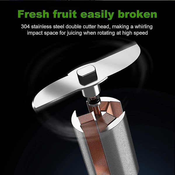 Trådløs Bærbar Mini Blender - 3000mah