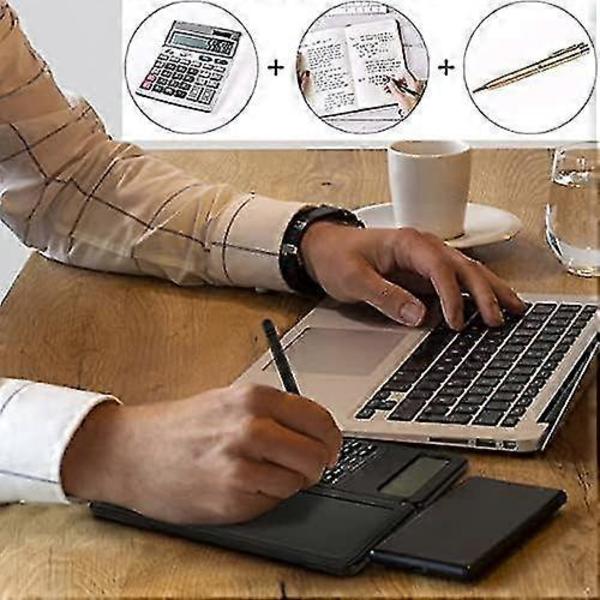 Tieteellinen laskin, kokoontaitettava pöytälaskin pyyhittävällä kirjoitusalustalla, 10-numeroinen LCD-näyttö, matematiikka/fysiikka/geometria/laskin opiskelijoille
