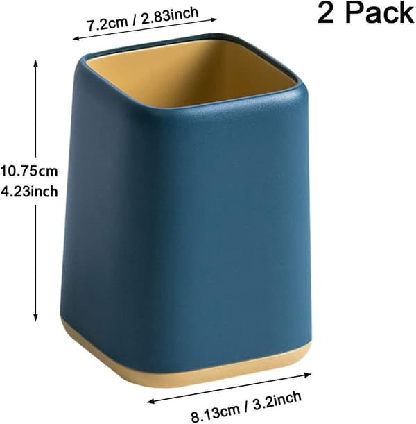 Hållbar skrivbordsarrangör pennhållare Blue