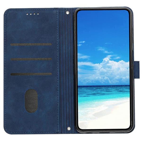 Til Xiaomi Redmi Note 14 Pro+ 5G/Note 14 Pro 5G/Poco X7 5G Etui Visningsstativ PU Læder Telefon