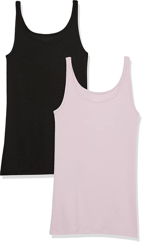 Dame Slim-fit Tynd Stroptop, Pakke med 2 Style 4 XL