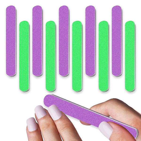 10 st dubbelsidiga nagelfilar i smärgel Emery Board Manikyr Pedikyrverktyg style3