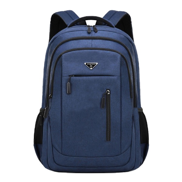Ny Ankomst Stor Kapacitet Rygsæk Herre Laptop Rygsække Oxford Sort Solid Gymnasie Elevtasker Dark blue