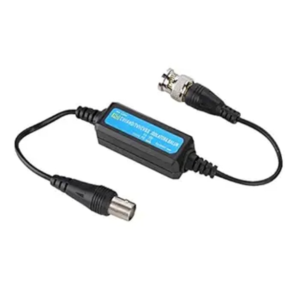 HD-TVI/CVI/AHD/CVBS Jordloopisolator Videobalun Koaxial BNC Hane till Hona för Kamera