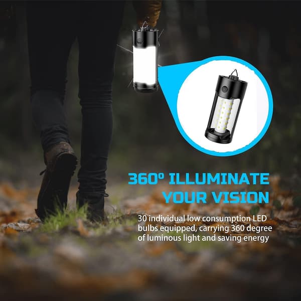 Portable LED Campinglys - Super Sterke Batteridrevne Campinglykter