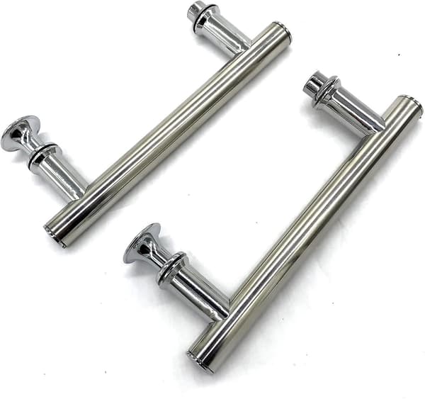 2 stk 145mm (14,5cm) Krom Abs Dusjdørhåndtak, Hull Til Hull