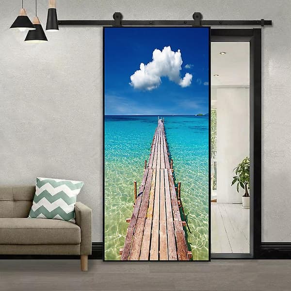 (38.5*200cm*2stk) 3D Effekt Plakat Dørklistremerke 40