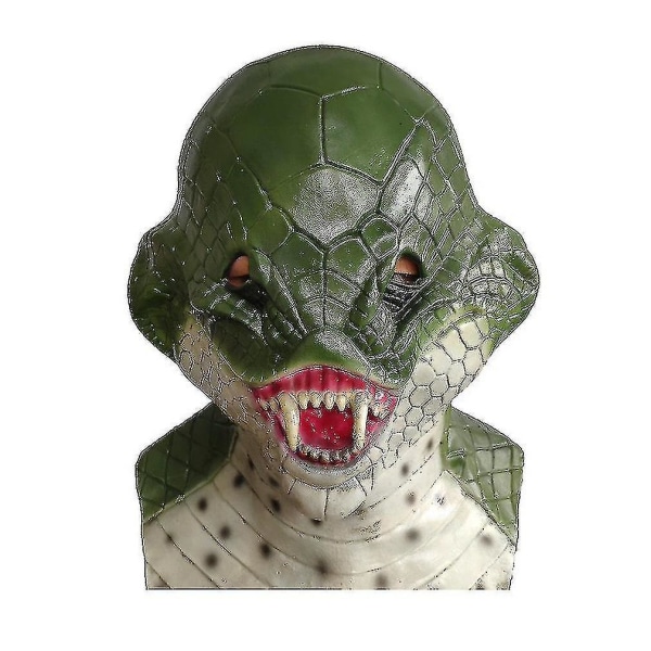 Snake Head Mask Djurhuvudbonader Halloween Skräck Latex Party Mask Toy Cosplay